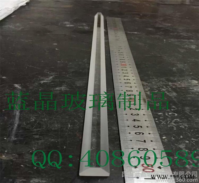 钢化玻璃台阶磨边深加工定制3-19MM高硼硅石英条玻璃加工