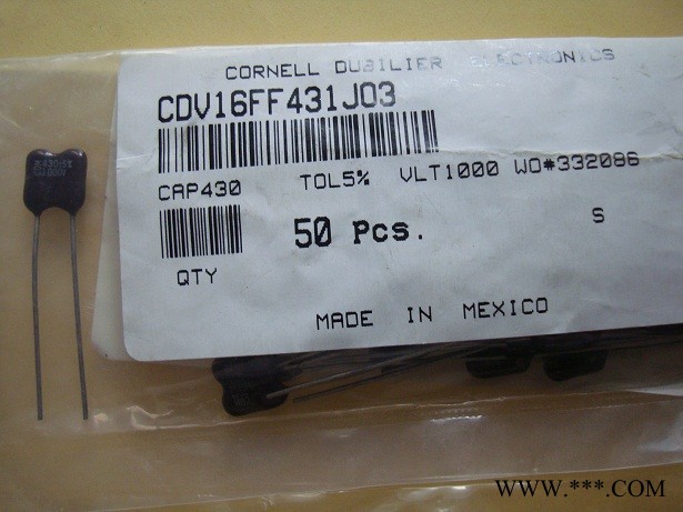 进口 100V18PF 银云母电容器图1
