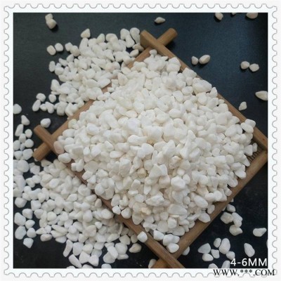 供应圆粒装饰白沙子 白云石石子  圆粒装饰用白沙子