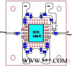代理AMCOM砷化镓功率放大器，现货型号AM003536WM-BM-R和AM003536WM-FM-R ，电话议价图1