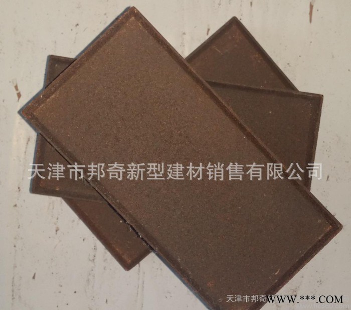 直销园林烧结砖 透水砖 页岩砖 景观砖 深棕色