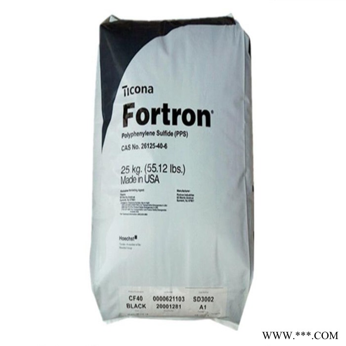 PPS/美国泰科纳/Fortron CES50聚苯硫醚 40% 玻璃纤维增强