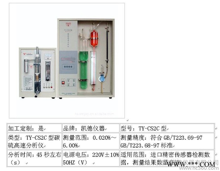 供应TY-CS2C碳硫高速分析仪