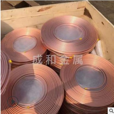 成和紫铜管 紫铜盘管蚊香管流体输送精密紫铜管 T2紫铜直管 盘管图2