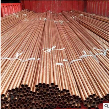 供应紫铜螺纹管/翅片管/冷凝管 外翅内螺纹 内翅高翅 紫铜翅片管图2