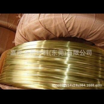 现货直供H65黄铜扁线 H68黄铜方线/圆线/异形黄铜线/任意规格图2