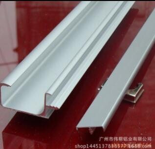 工业铝合金u型槽铝型材 铝合金家具橱柜铝材 广东铝合金拉手型材图3