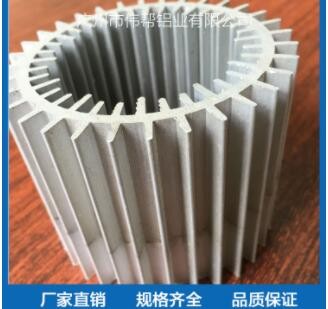6060 6063铝型材散热器 太阳花散热器铝材 LED铝型材批发定制图2