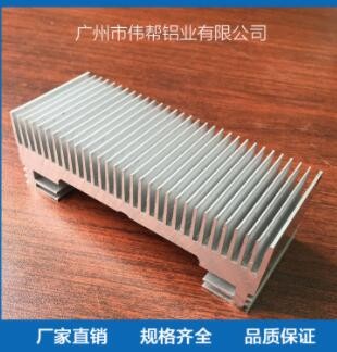 格栅型散热器铝型材 长条圆形散热器铝材批发 led工业铝合金型材图3