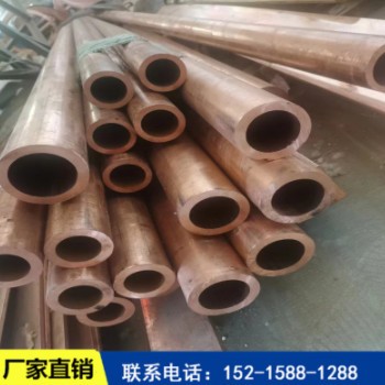 紫铜管 T2铜管TP2无氧 空调盘管 空心 脱脂铜管 厚壁 红纯铜 硬态图2