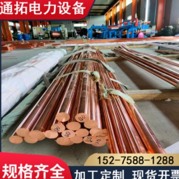 紫铜棒T2T3紫铜棒红铜棒高导电紫铜棒大小直径铜棒无氧铜棒可切割图2