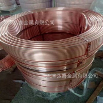 铜管现货 制冷铜管 空调铜管 紫铜管 φ10*1/φ8*1 规格齐全图3