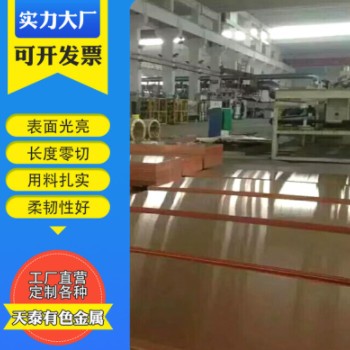 供应高纯高精TU1无氧紫铜板 军工电子用铜板C10200无氧铜板图2