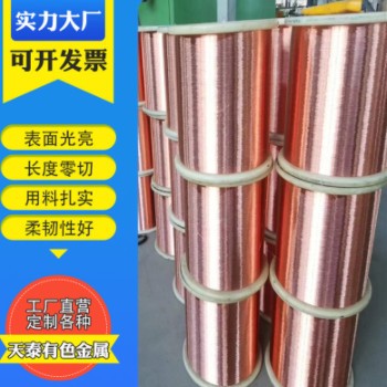 现货供应T2紫铜丝紫铜线 冶金用T2紫铜丝0.5 0.8无氧铜线图3