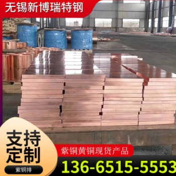 厂家T2铜排 紫铜排 T2镀锡铜排C1100铜棒 T2铜棒T2铜板T2方棒铜排图2