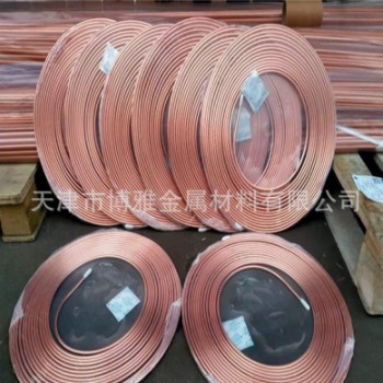 现货销售 铜管 紫铜管 T2紫铜盘管 R410a空调铜管 厚壁铜方管图3