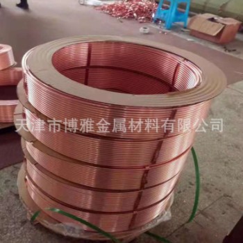 现货销售 铜管 紫铜管 T2紫铜盘管 R410a空调铜管 厚壁铜方管图2
