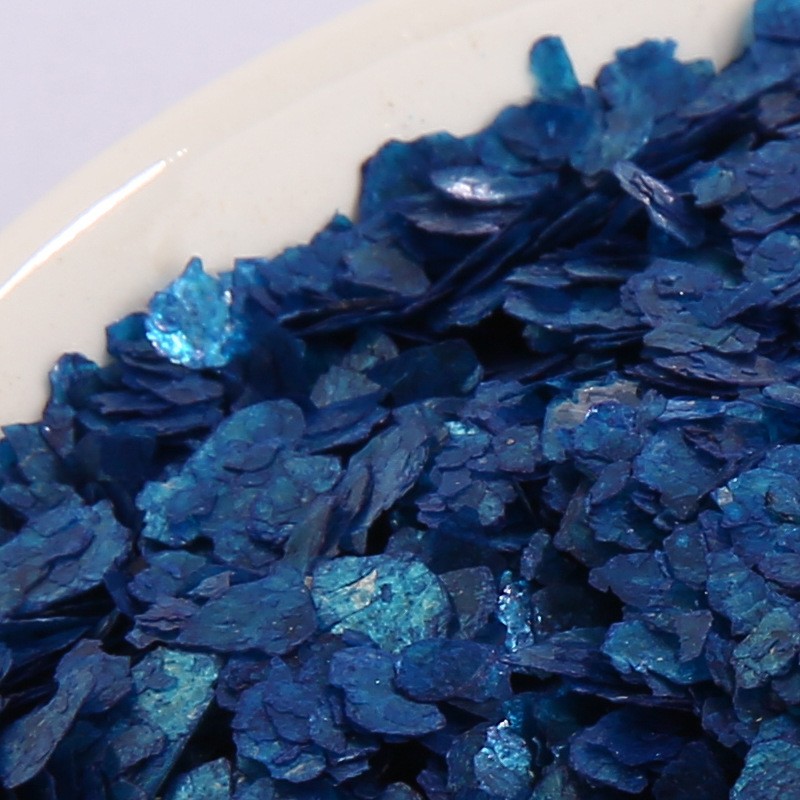 厂家直供复合染色岩片云母片 颜色全 规格齐建筑装饰内墙真石漆图3