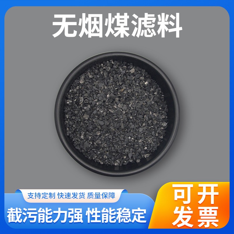 无烟煤滤料产地货源工业废水污水处理滤罐填充水电厂油田净化过滤图2