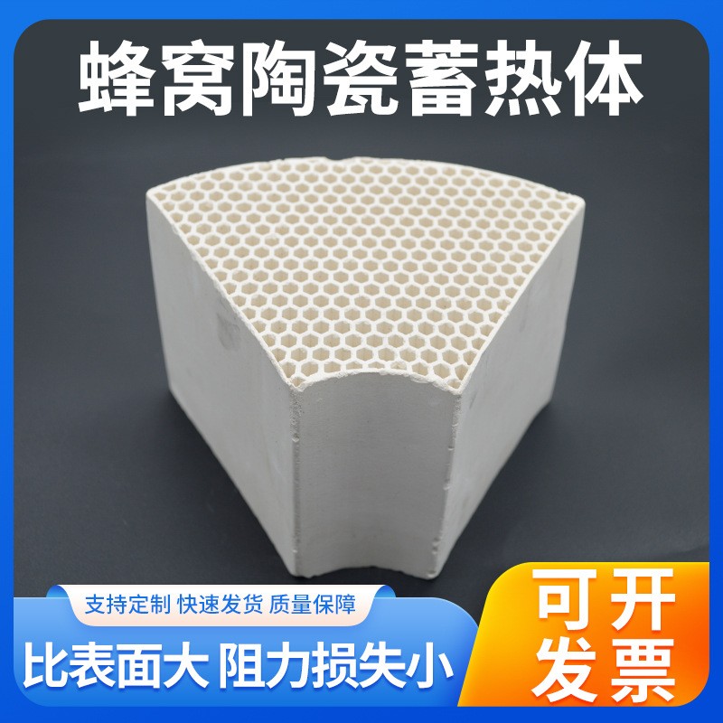 蜂窝陶瓷蓄热体六方孔扇形多孔RTO钢铁铝厂RCO用陶瓷蜂窝陶瓷载体图2