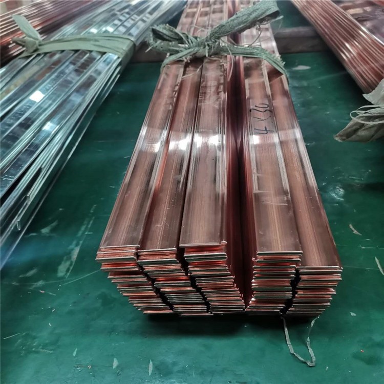 天津T2紫铜排 TMY镀锡铜母线 配电设备80*8mm6*120mm接地铜排现货图2