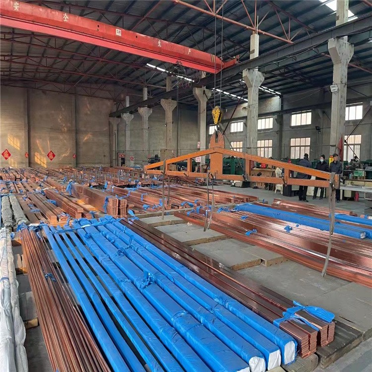 40x5mm紫铜排现货 TMY镀锡铜排 接地导电铜扁条 铜母线图2