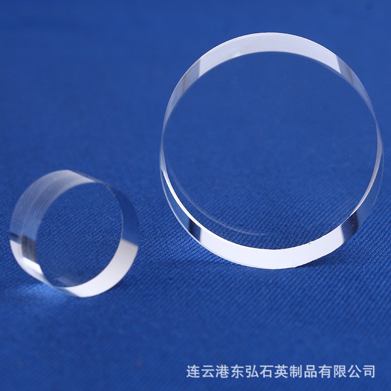 UV光学玻璃高透光磨砂石英片异形打孔开槽石英螺纹玻璃加工定制图2