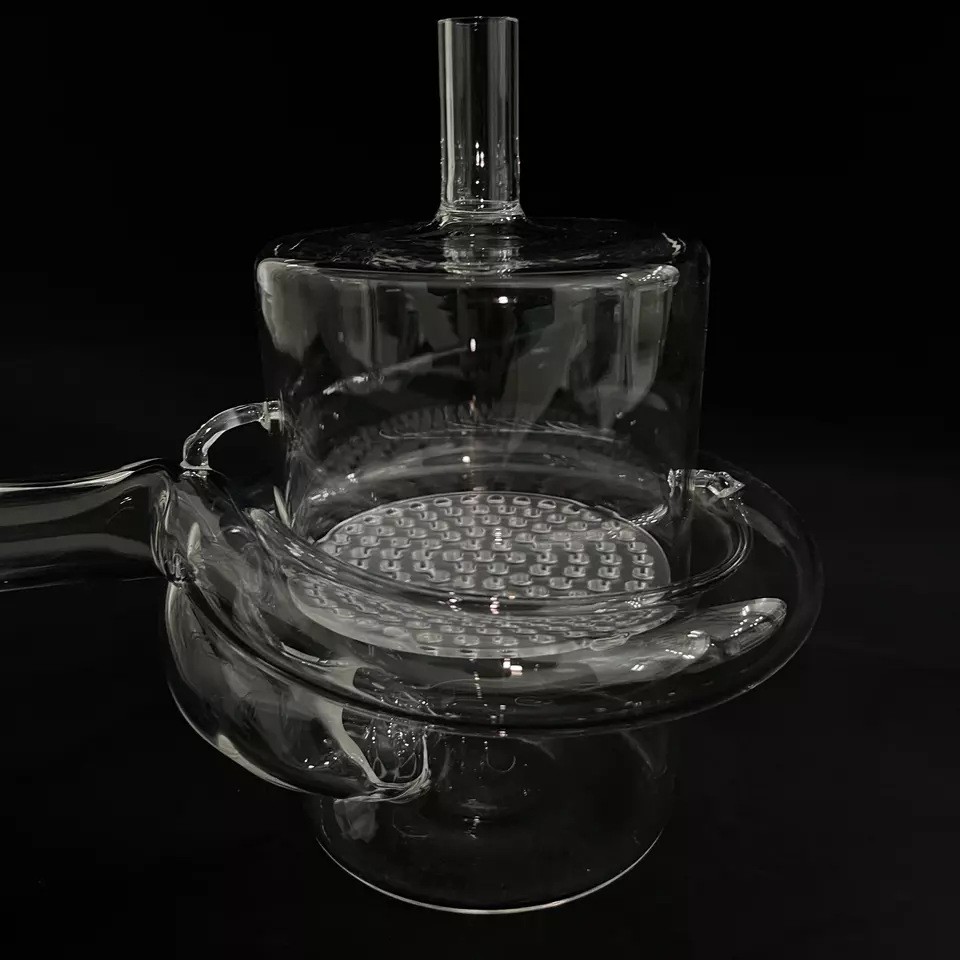 厂家供应石英废液瓶 石英液体收集器工厂专业大量生产 废液瓶图3
