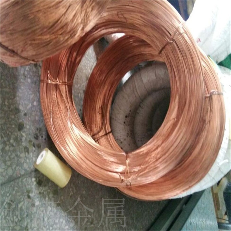 长家批发T2紫铜线直径0.08-8.0mm镀锡红铜线变压器紫铜扁线纯铜丝图3