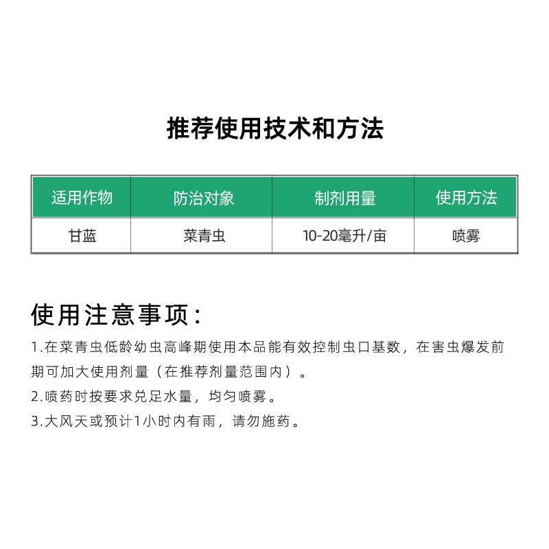 5%高效氯氟氰菊酯正品杀虫剂蔬菜甘蓝菜青虫红薯地下害虫农图2