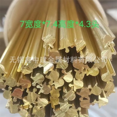 厂家供应装饰用黄铜条水磨石填缝铜条楼梯防滑铜条墙面装修护角