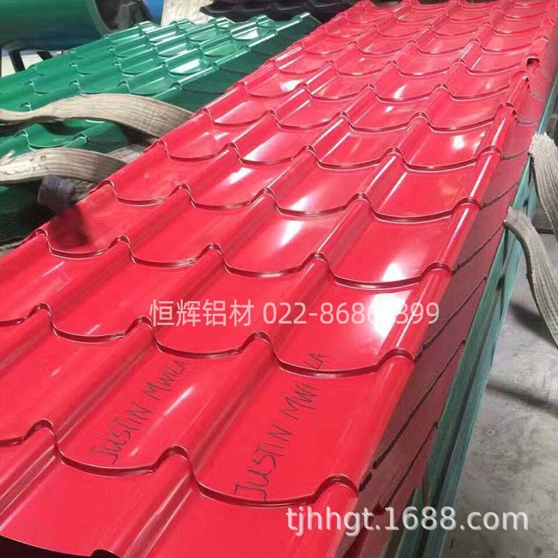 天津3003铝镁锰瓦楞板现货销售 生产YX-8-31.5-890型彩涂铝瓦图3