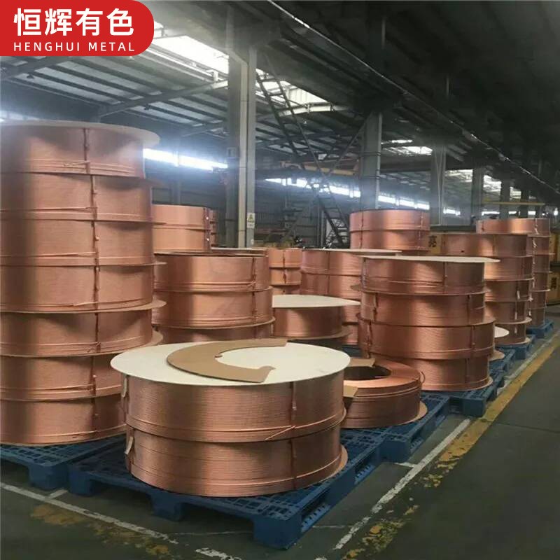 C1201高纯度紫铜管 现货供应工业船用TP1耐高压磷脱氧紫铜盘管图2