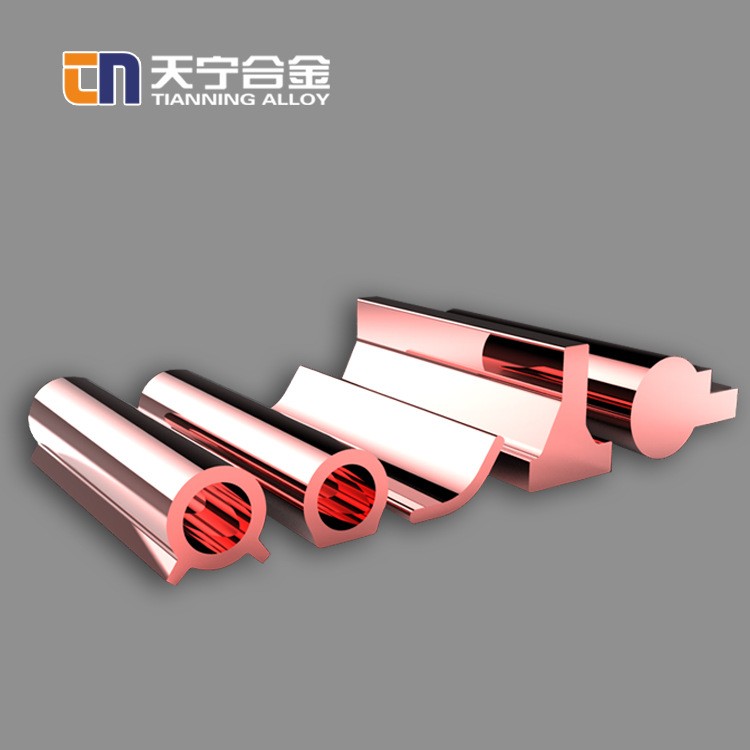 T2紫铜管异型管纯铜铜管可加工任何形状源头工厂发货10mm-175mm图2