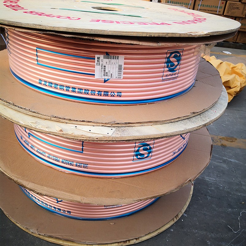 厂家供应t2紫铜盘管机加工空调制冷盘管软态连接管蚊香盘紫铜盘管图3