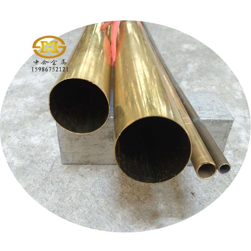 黄铜管H59 H65 薄厚壁铜管 毛细铜管 光亮空心铜管铜套 精密切割图2