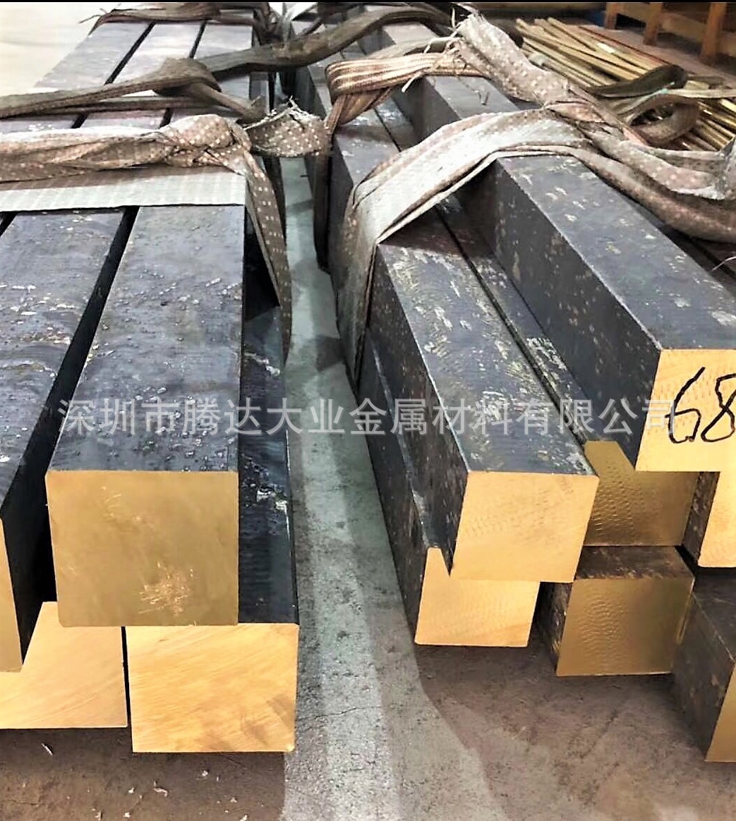 现货供应QAl9-4铝青铜棒锻打C61900铝青铜套耐磨棒料9-4铝青铜套图3