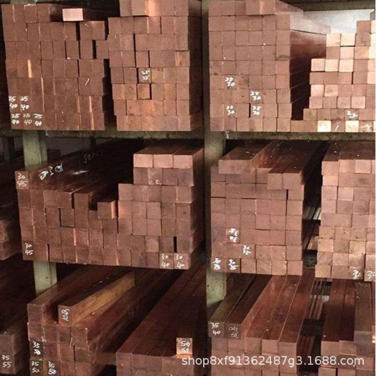 现货T2紫铜圆棒 红铜方棒 紫铜六角棒 T3紫铜排 接地导电纯铜排图3