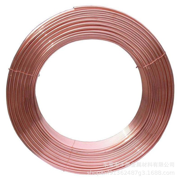 T2紫铜管 C1100红铜管 纯铜管 紫铜盘管 紫铜毛细管 红铜软管图2