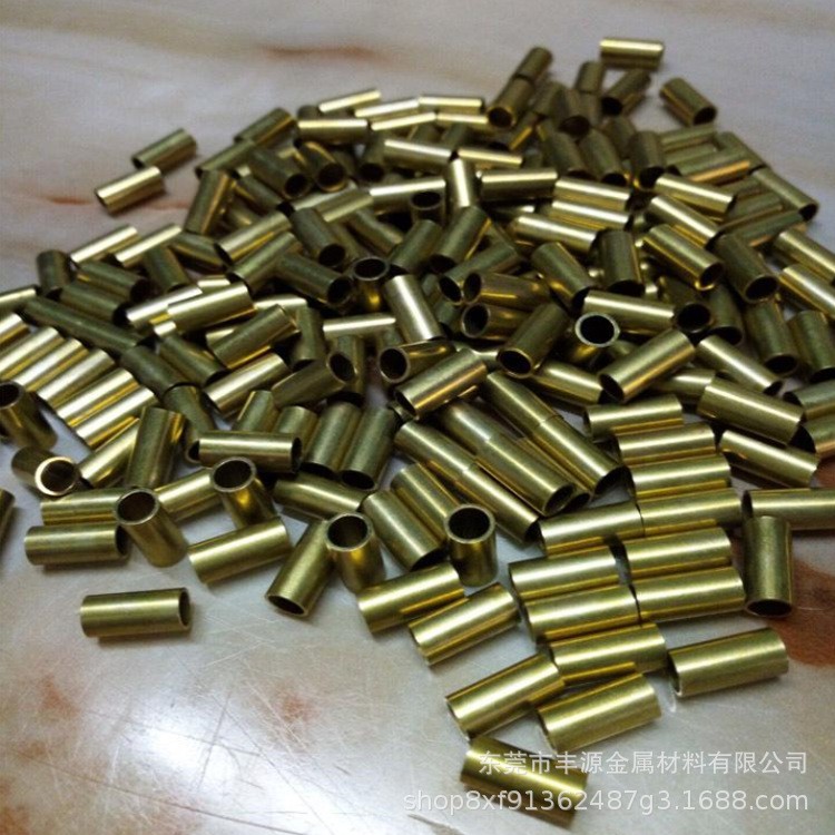 H65黄铜管 H62 薄壁空心黄铜管 大口径黄铜管 毛细管精密切割图2