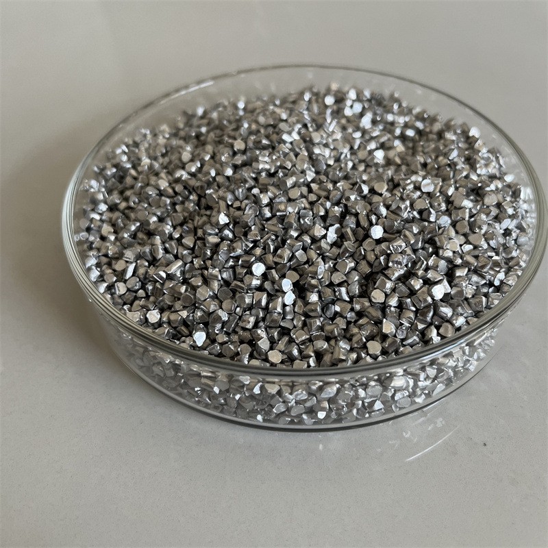 厂家直供铝粒 球形铝颗粒 铝粒疏通剂脱氧高纯度铝粒 1*1mm纯铝颗图2