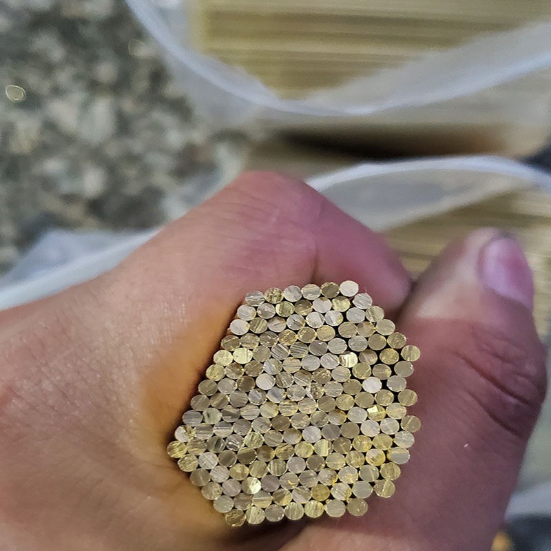 细黄铜棒H65 H62黄铜细棒精抽铜棒2mm2.3mm2.5mm2.8mm黄铜短棒图2