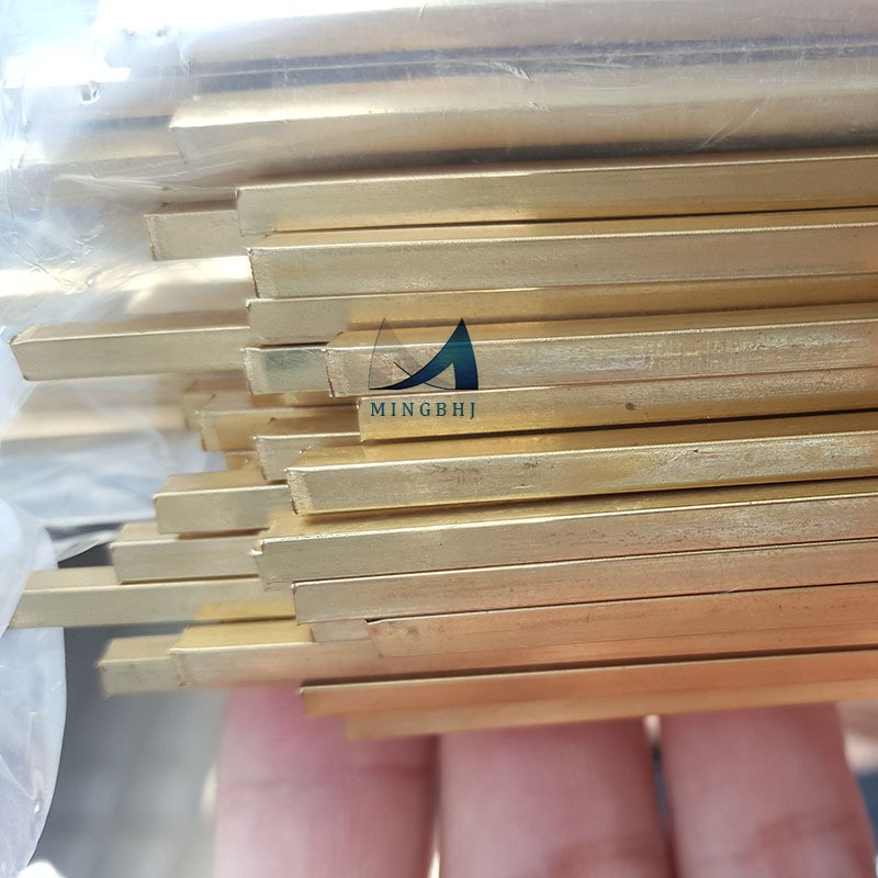 黄铜排切割黄铜扁料 H59-1铜条5*10mm 8*10mm黄铜条任意切断长度图2