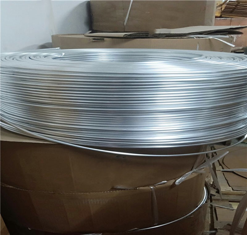 1060铝管盘管空心铝管冰箱空调铝管气体爆破盘管无缝管可拉直切断图3