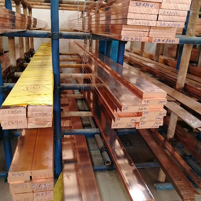 红铜排紫铜方棒10X10mm 8*8mm紫铜方条 红铜扁棒5*10mm铜条可零切图3