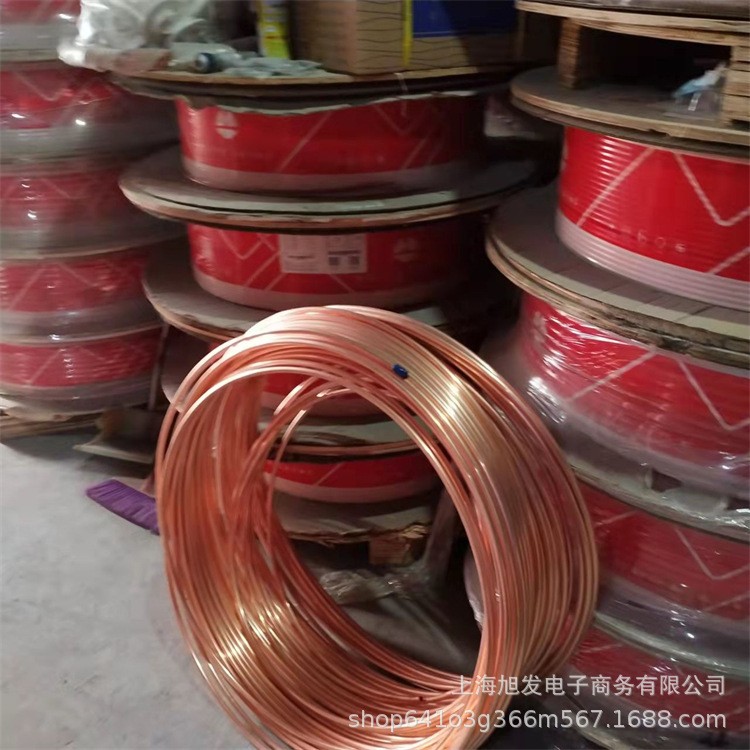 空调紫铜管 空调铜管 冷媒TP2铜管 规格6.35-41.3常用 厂家直销图3