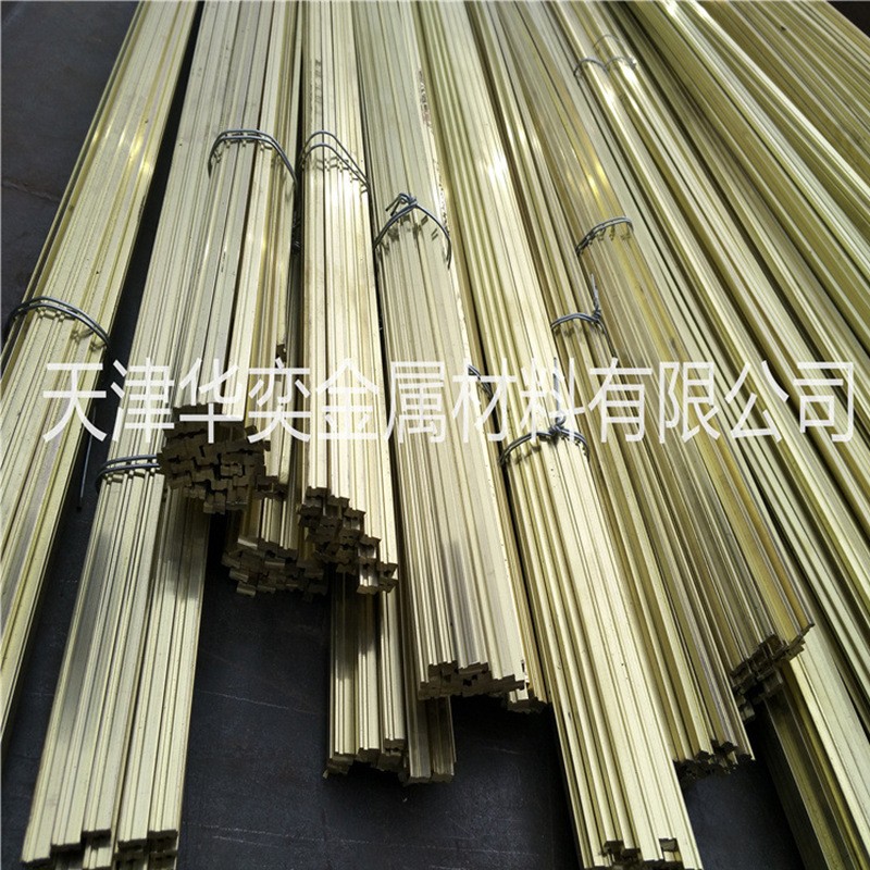 供应门窗装饰黄铜管大直径铜管 黄铜方通椭圆形异型铜管30*2 20*2图3