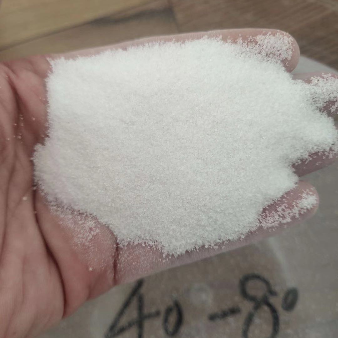厂家供白色石英砂 工地施工涂料用砂 白度好无粉尘井盖用石英砂图3