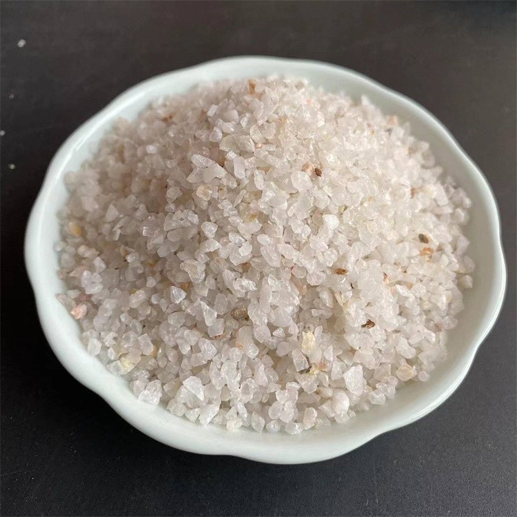 厂家批发石英砂含硅量高滤料喷砂除锈铸造用石英砂草坪填充石英砂图2