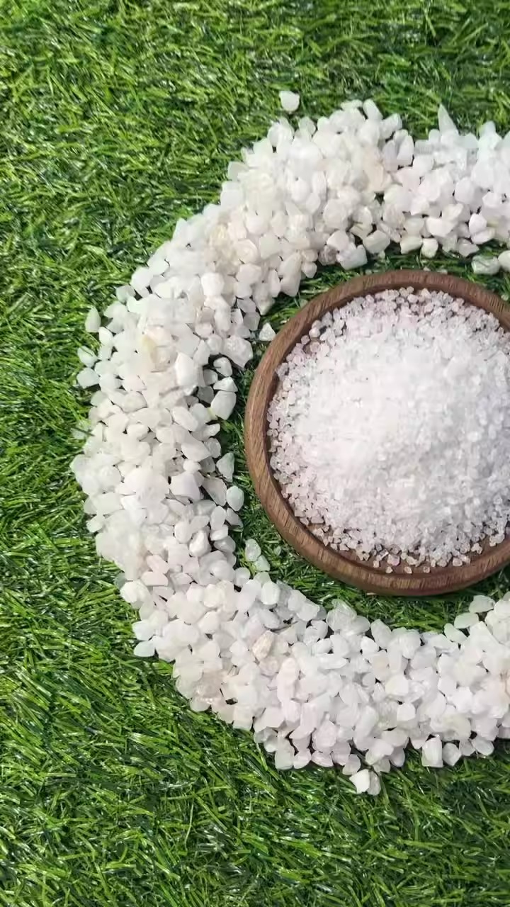 石英砂大量供应光伏玻璃专用石英砂水处理石英砂滤料雪花白砂子图3